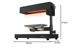 Charger l’image dans la visionneuse de la galerie, Raclette traditionnelle avec gril – 600 W, Thermostat réglable, Acier inox