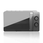 Charger l’image dans la visionneuse de la galerie, Micro-ondes avec grill 800 W – 20 L, technologie 3D, finition argent miroir