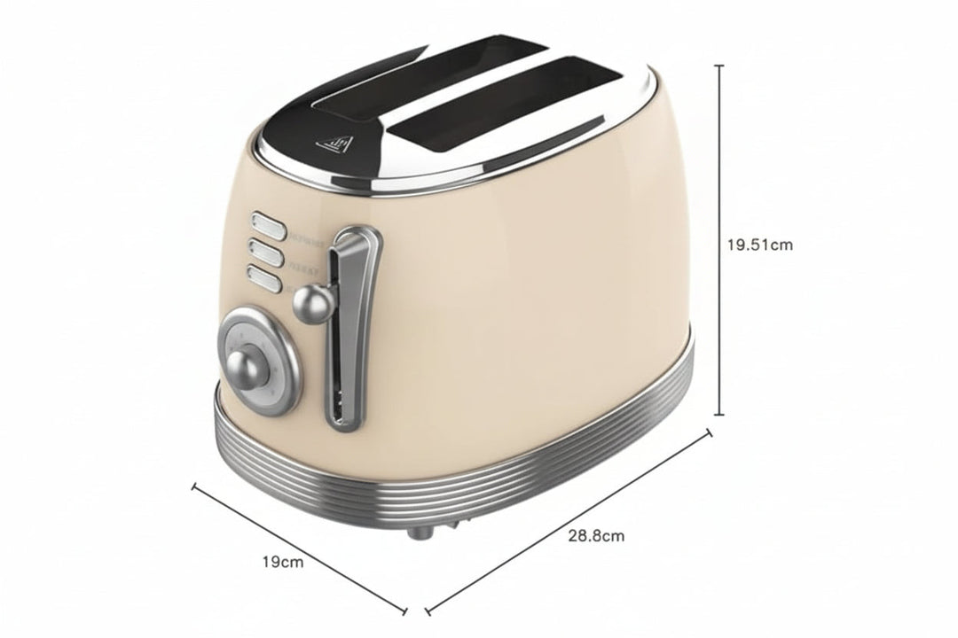 Grille-Pain Vintage 2 Tranches 850 W