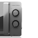 Charger l’image dans la visionneuse de la galerie, Micro-ondes avec grill 800 W – 20 L, technologie 3D, finition argent miroir