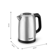 Tefal Bouilloire En Inox 1 7L 2200W Pour Une Ébullition Rapide Arrê...