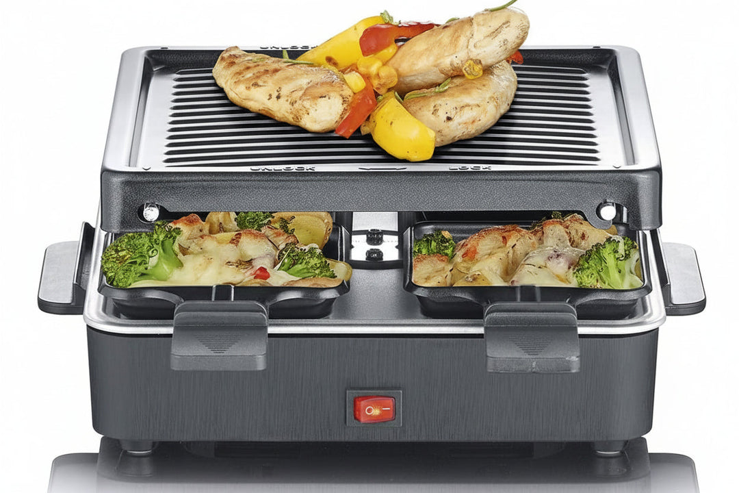 Appareil à Raclette Compact 4 Personnes