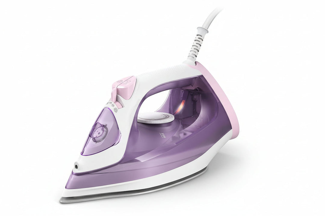 Fer à repasser vapeur 2000 W – effet pressing, semelle céramique