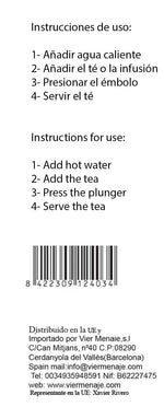 Charger l’image dans la visionneuse de la galerie, Vier Cafetière Théière À Presse Française De 1 Litre Verre Borosili...
