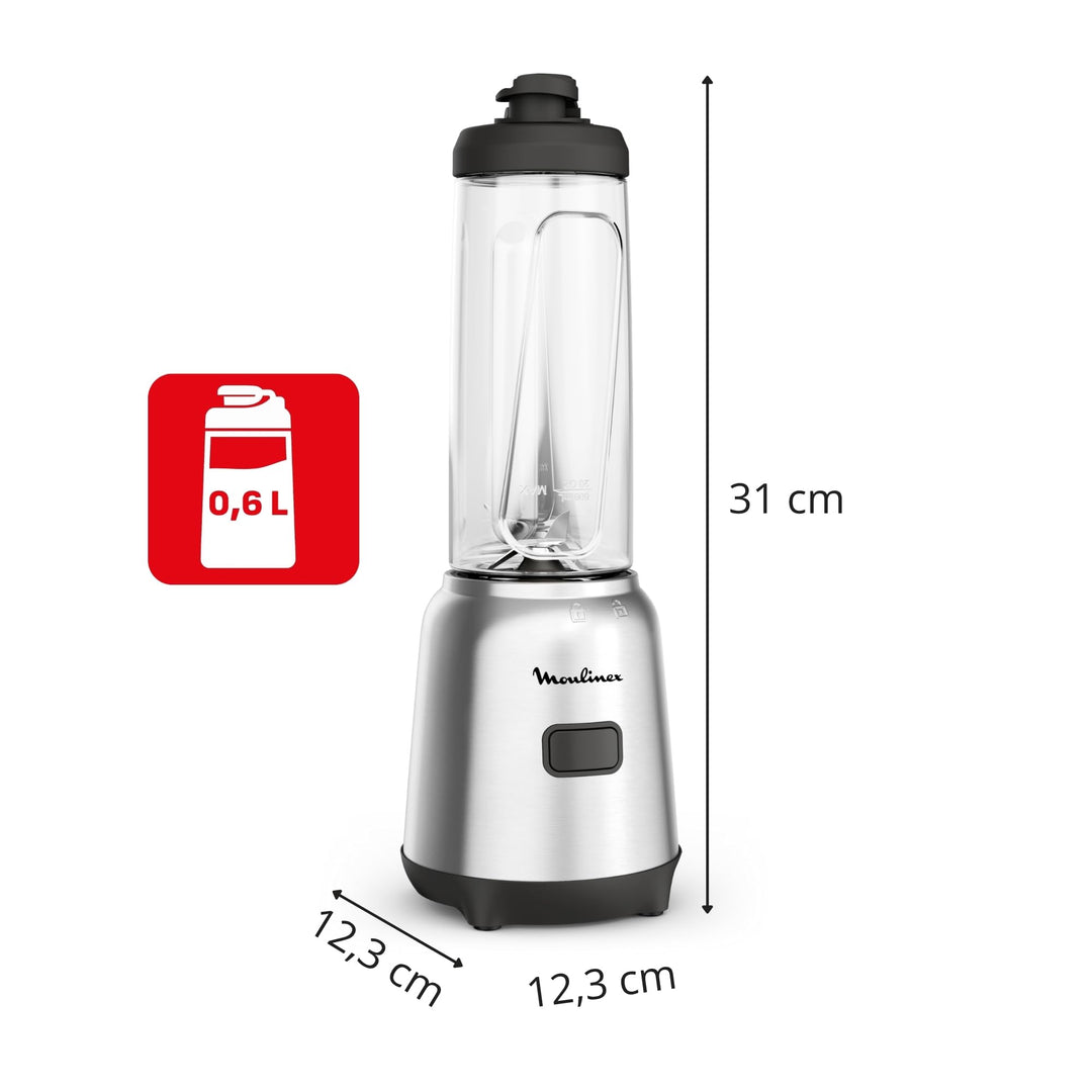 Moulinex Mix Move Blender Mixeur 300W Capacité Utile 0 6 L 2 Boutei...