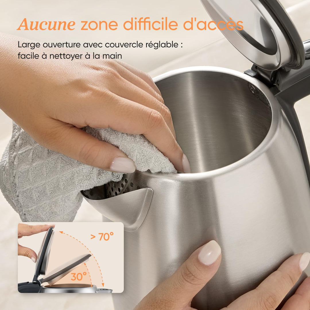 Cosori Bouilloire Électrique En Acier Inoxydable 1 7 L 2200 W Sans...