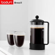 Bodum French Press Brazil - 1L 8 Tasses Cafetière À Piston - Verre...