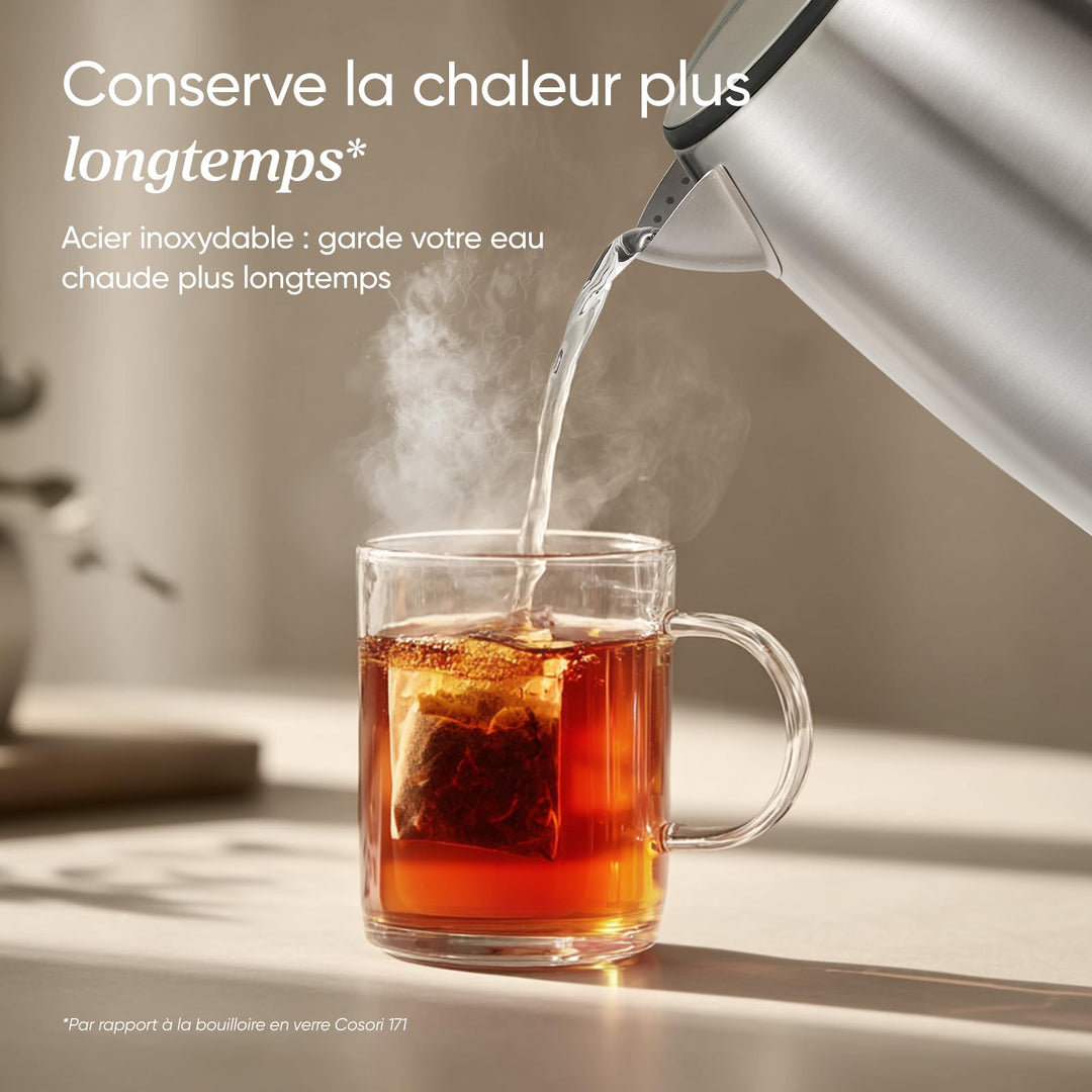 Cosori Bouilloire Électrique En Acier Inoxydable 1 7 L 2200 W Sans...