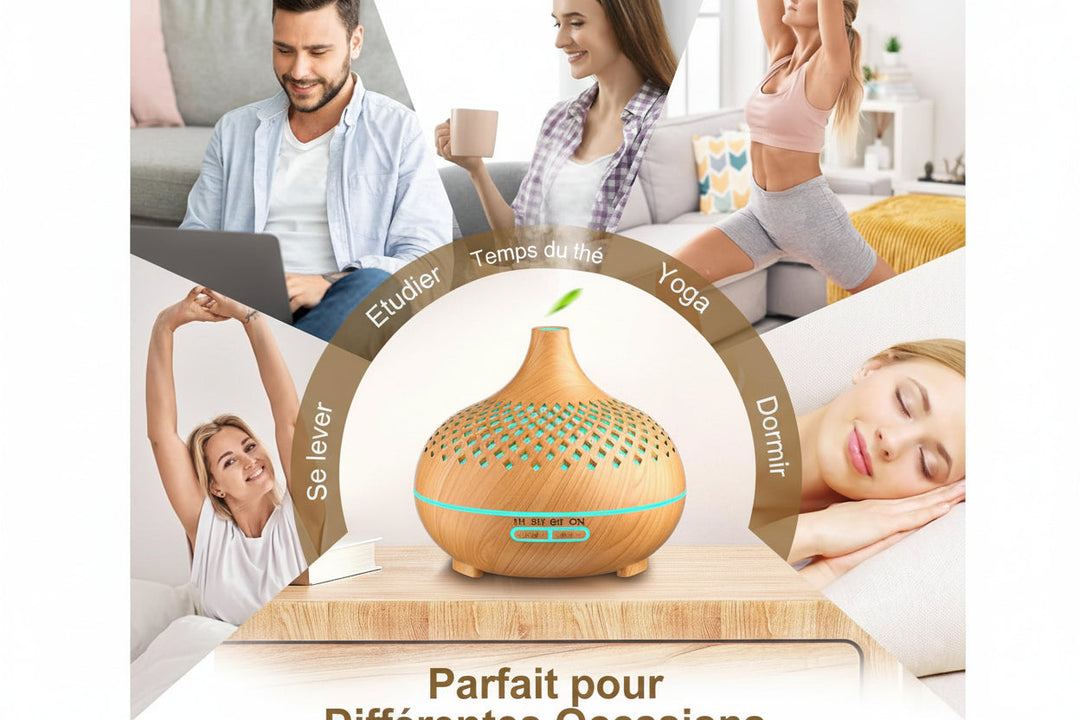 Diffuseur d’Arômes 500 ml avec LED