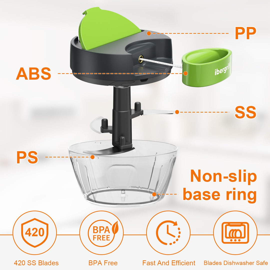 Hachoir Manuel Polyvalent Sans BPA