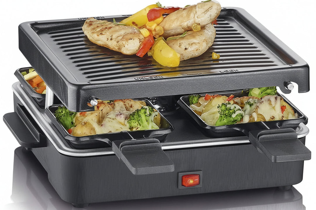 Appareil à Raclette Compact 4 Personnes