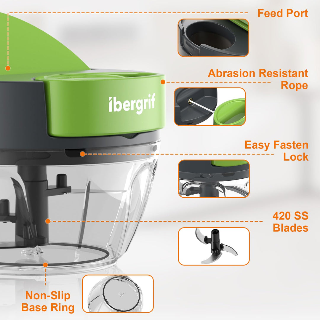 Hachoir Manuel Polyvalent Sans BPA