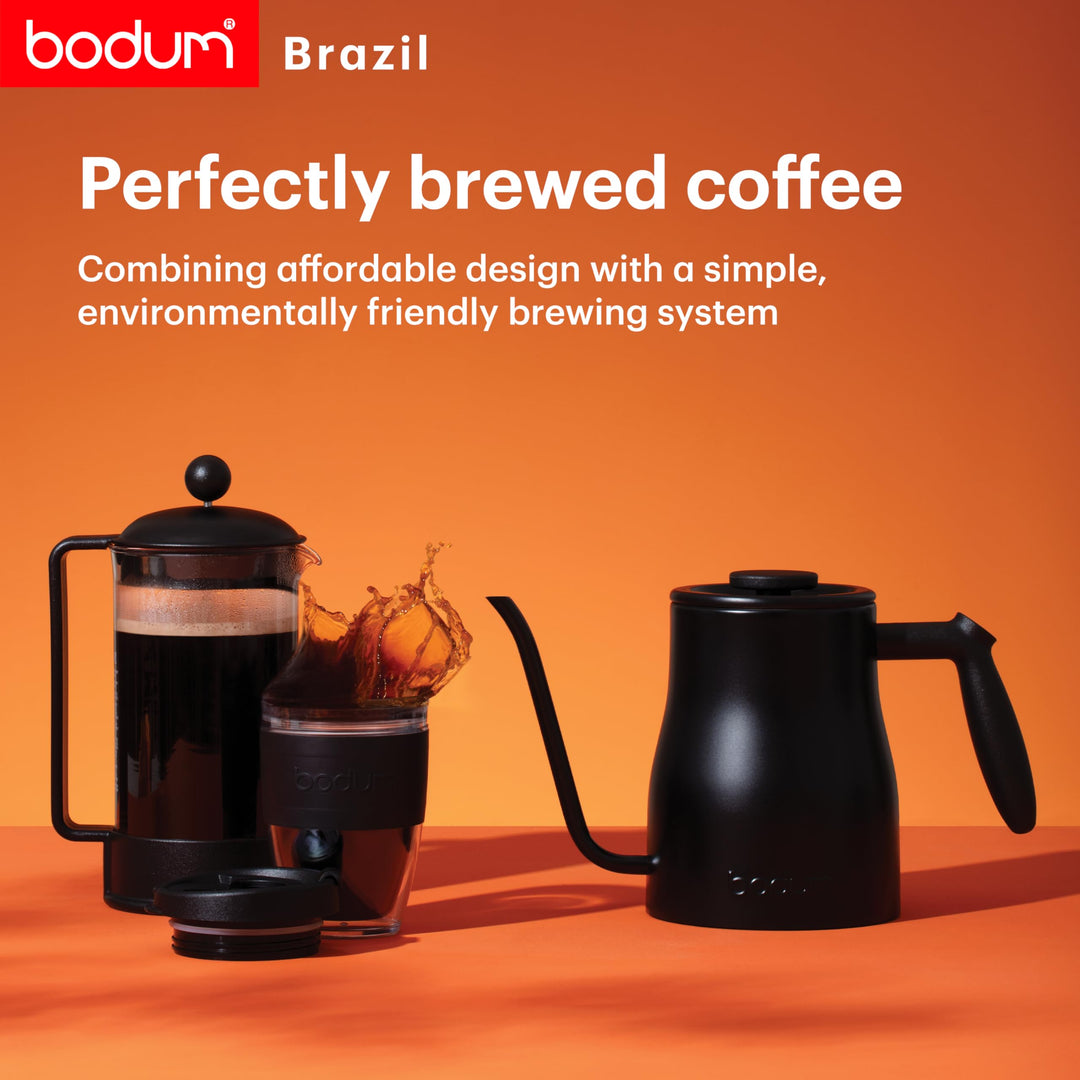 Bodum French Press Brazil - 1L 8 Tasses Cafetière À Piston - Verre...
