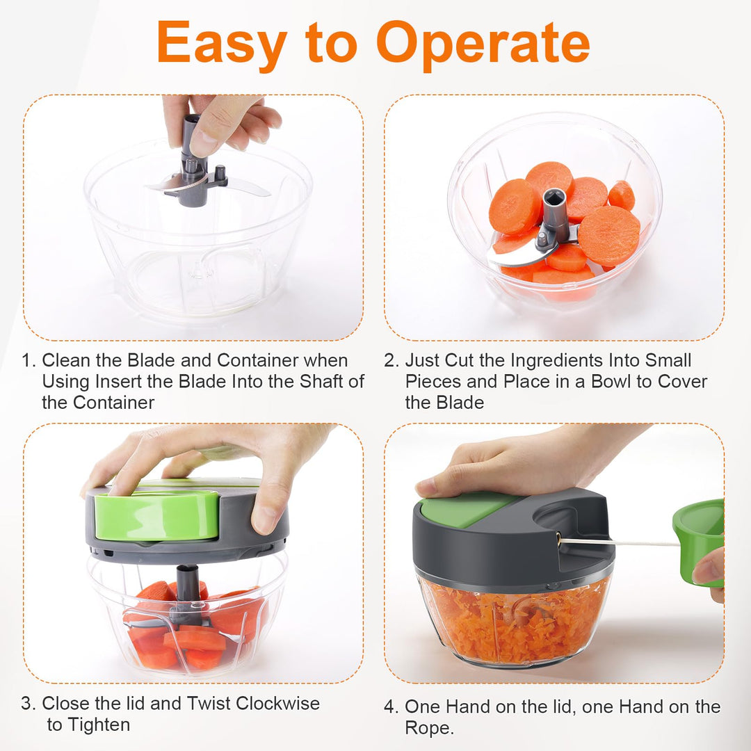 Hachoir Manuel Polyvalent Sans BPA